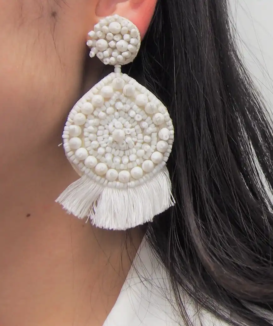 Beads Fringe Earrings