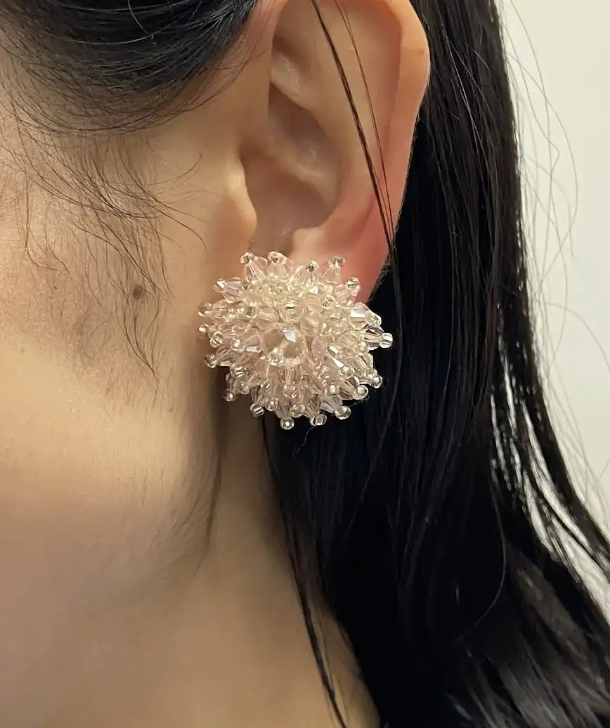 Beads circle Earrings