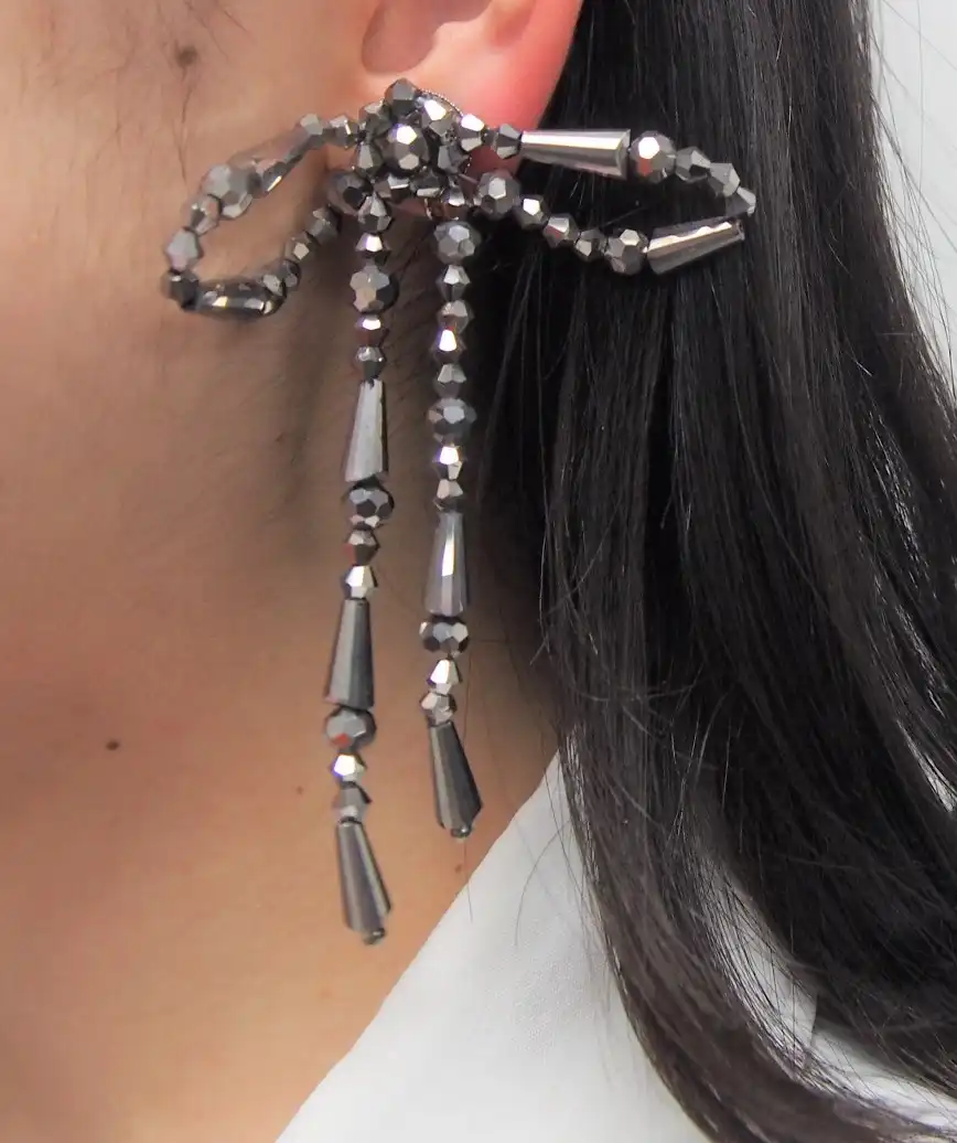 Bow Drop Earrings