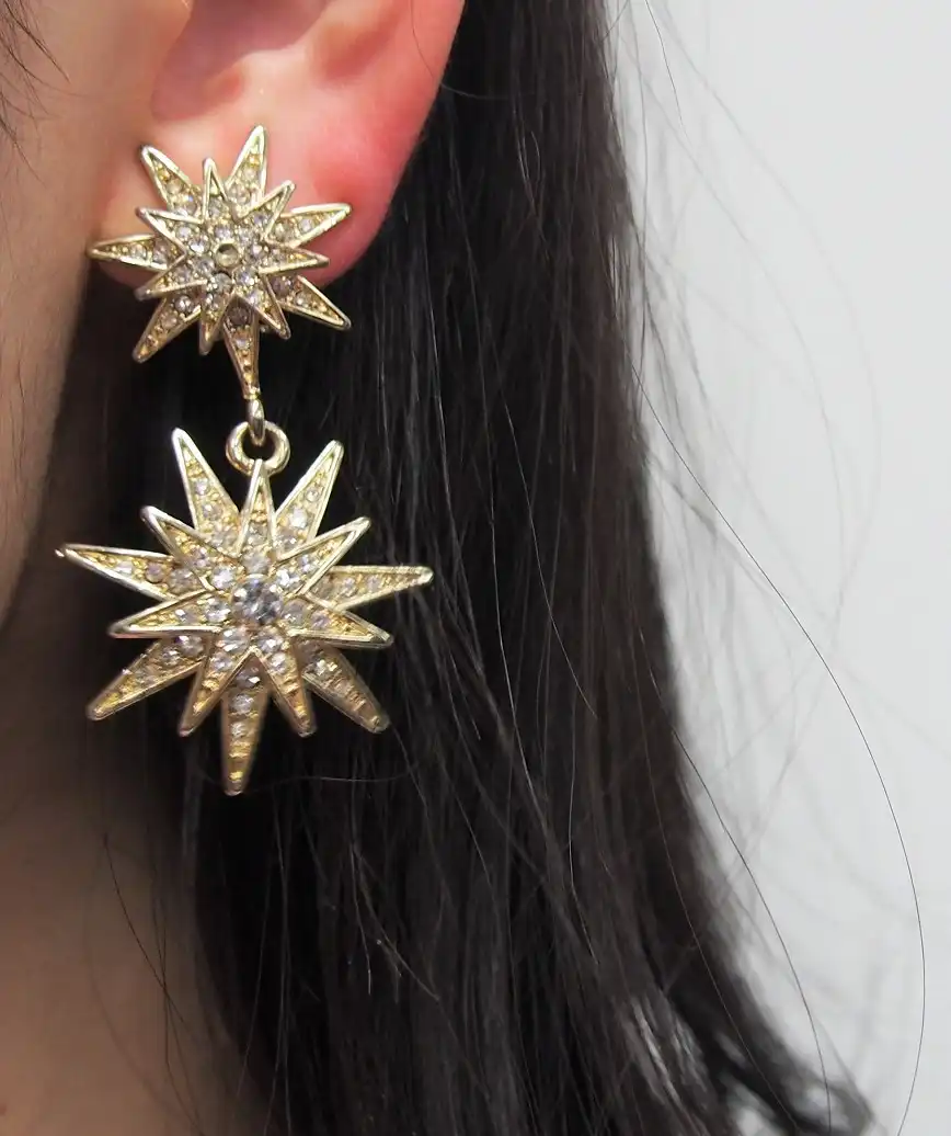 3D Stella Earrings