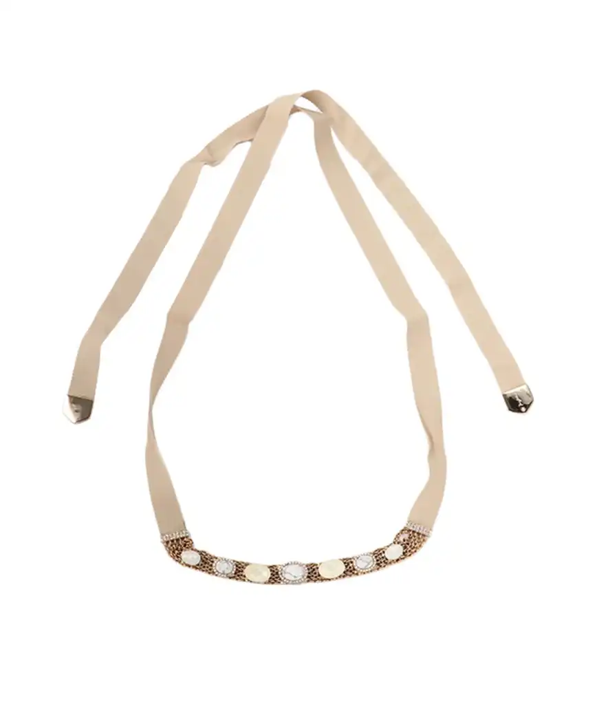 ３WAY CONVERTIBLE NECKLACE ー Gold×White